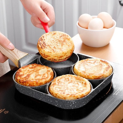 Mini Non Stick Fry Pan, Mini Pan for One Egg with Heat Resistant Handle,  Portable Camping Cooking Omelet Pan, Fast Breakfast Pan for Gas Stove