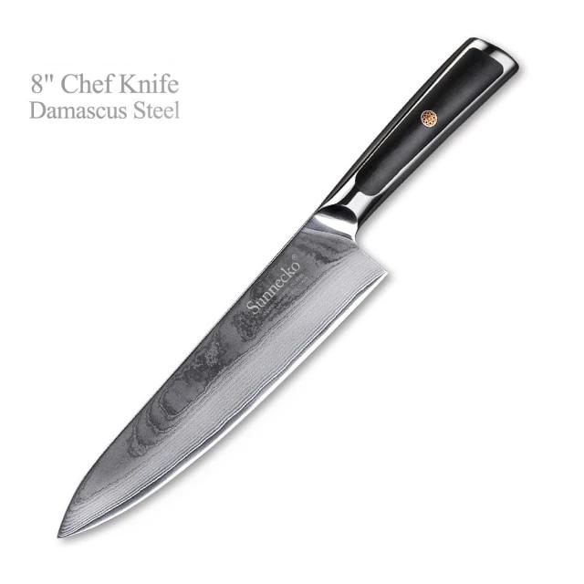 Handmade Damascus Steel Paring Knife Kitchen Chef knife WIth Sheath vk4014